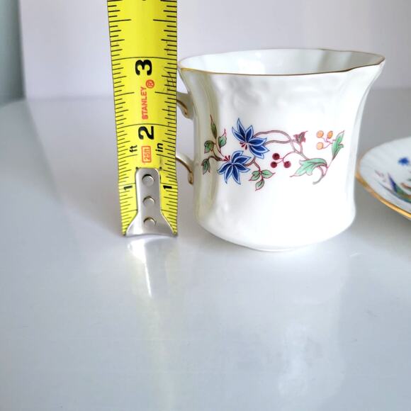 Hammersley Spode Cup Saucer Bird Of Paradise Bone China England Pink Floral - Picture 7 of 7